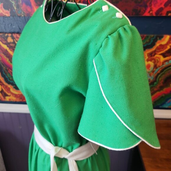 Peri Petites ~ Sz 12 ~ Vintage 70’s (or older)  Dress ~  VERY GOOD  Condition!! - Picture 2 of 12